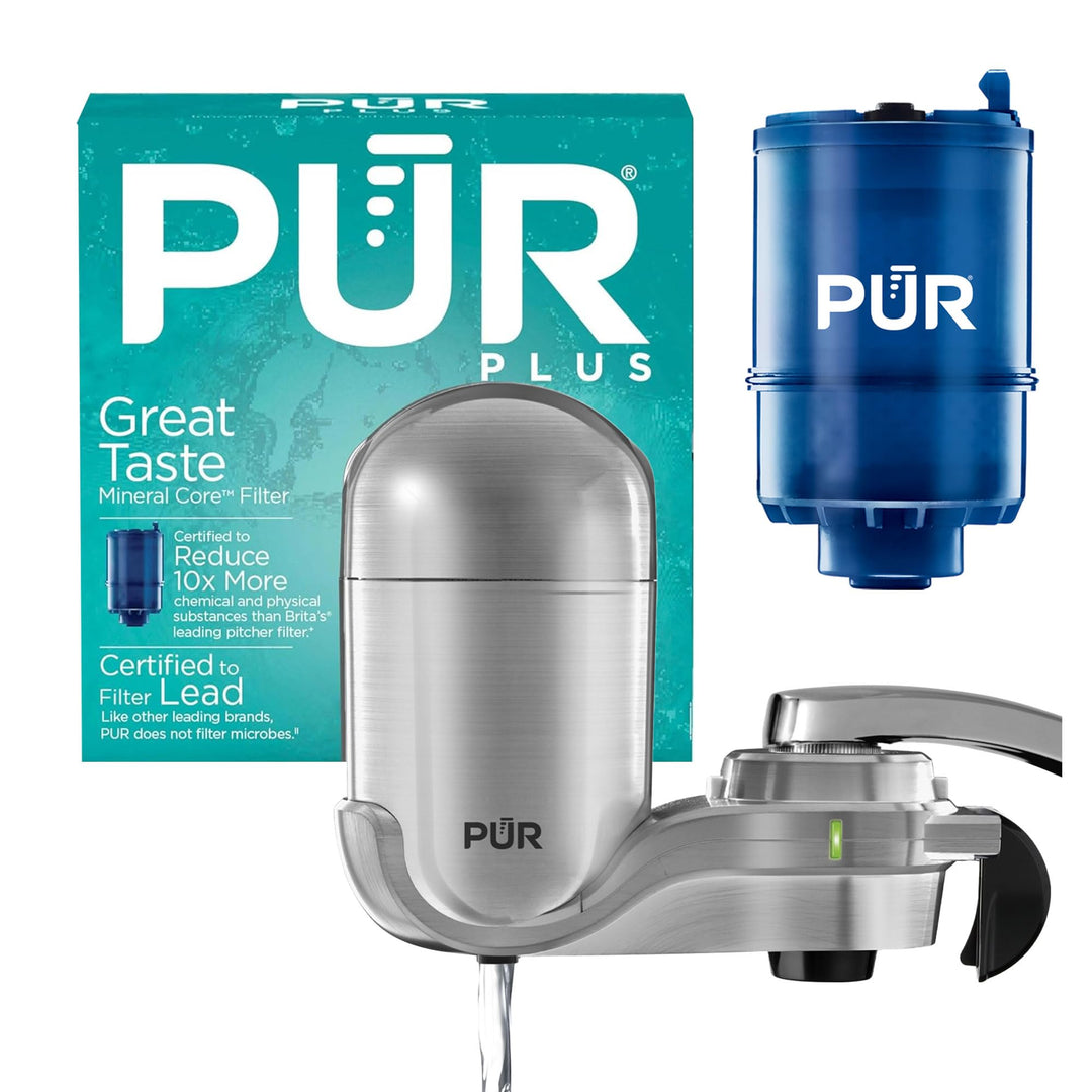 Pur Pur Wasser 3 Stufe Vertical Wasserhahn montieren FM3700 Chrom, Chrom