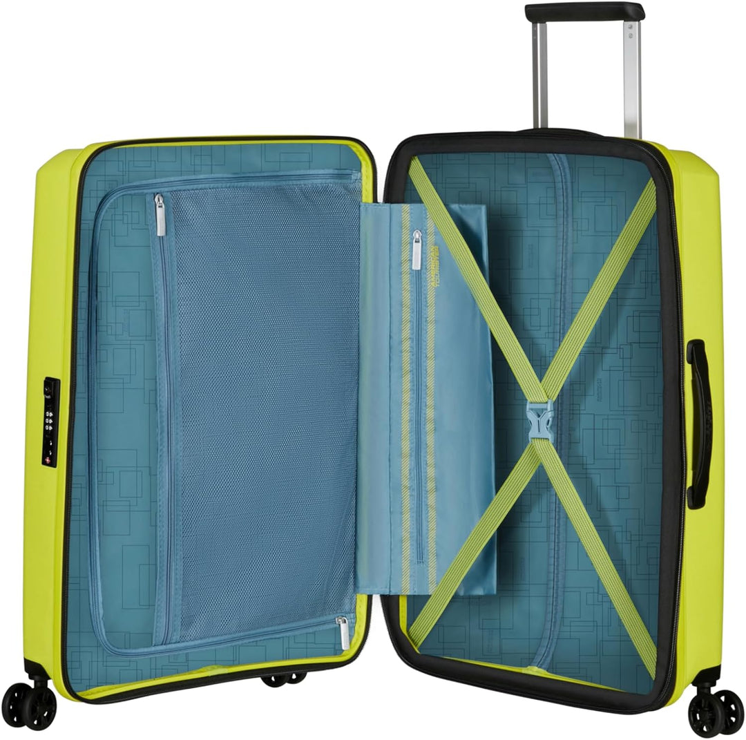 American Tourister Aerostep - 4-Rollen-Trolley M 67 cm erw. light lime