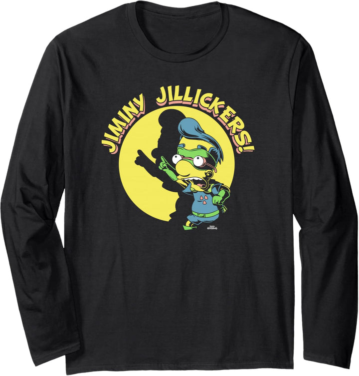The Simpsons Milhouse Jiminy Jillickers Langarmshirt