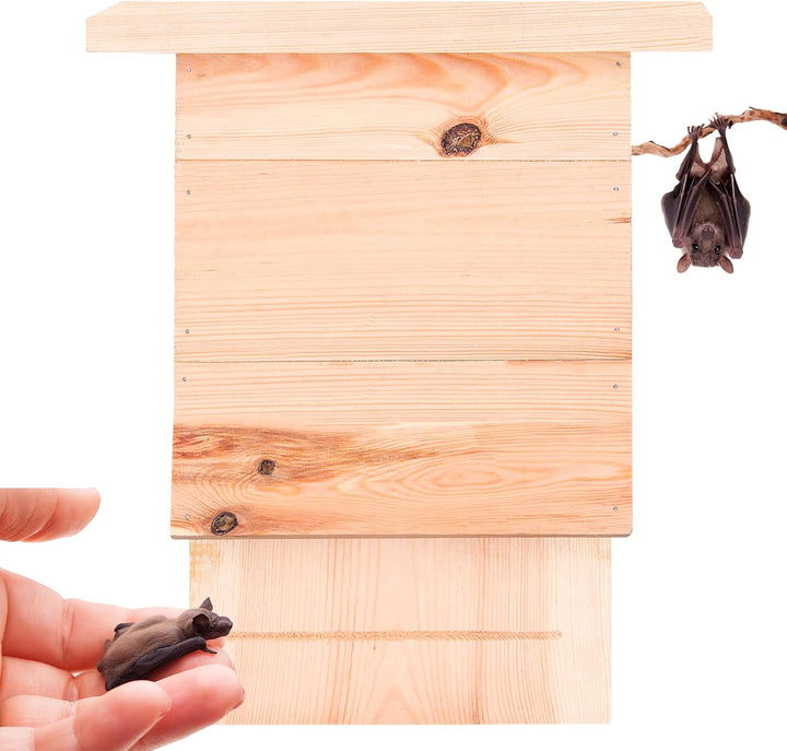 BigDean Grosser Fledermauskasten aus Massivholz - Fledermaus Nistkasten - Handmade in Europe - Flede