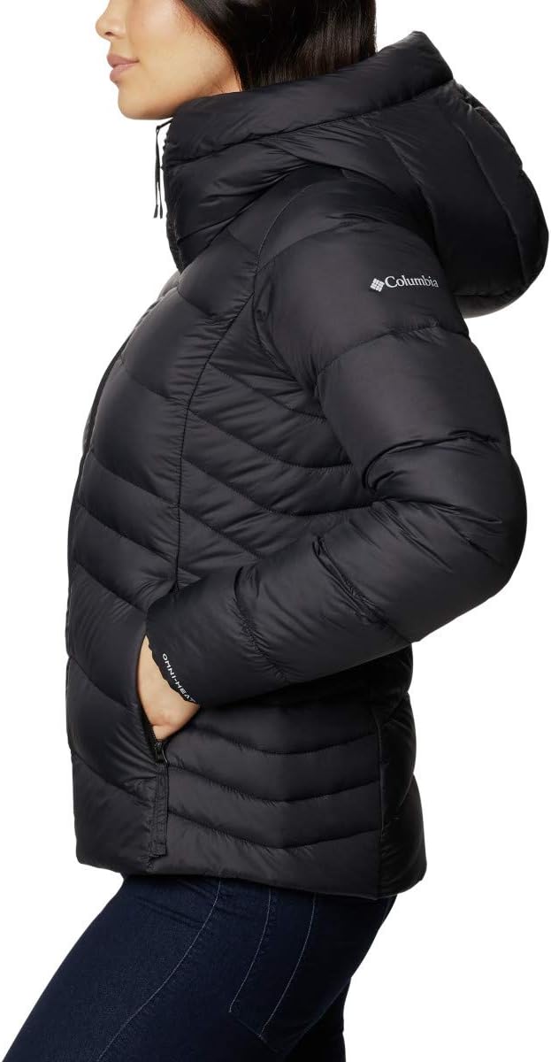 Columbia Damen Autumn Park Down Hooded Jacket Daunen 1X Schwarz, 1X Schwarz