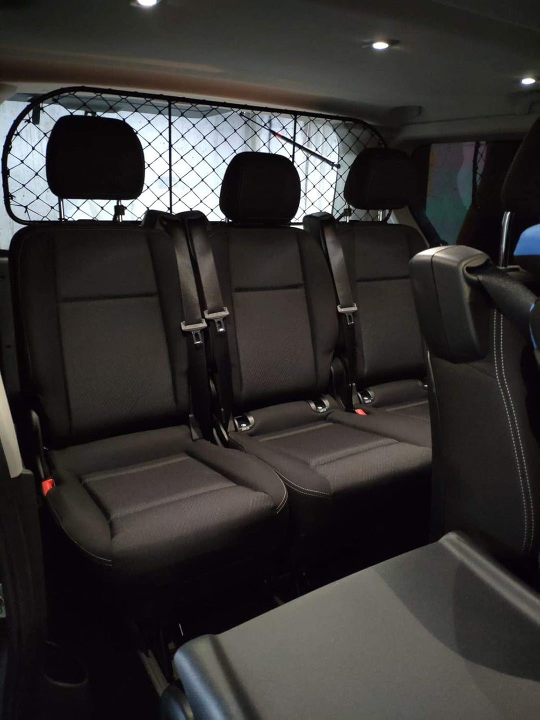 ERGOTECH Trennnetz Trenngitter kompatibel mit Renault Trafic & Opel Vivaro, RDA100-XL16, für Hunde u