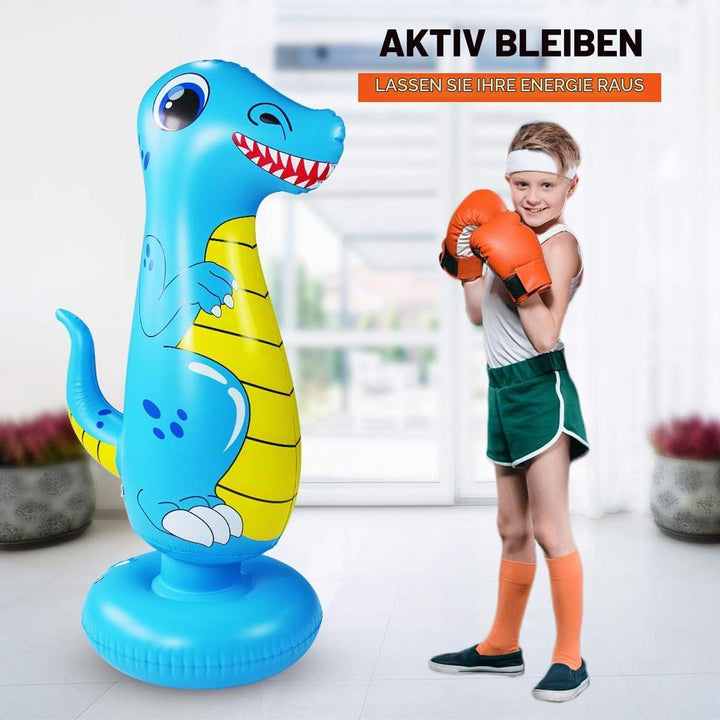 SUNSHINEMALL Boxsack für Kinder Boxen Dummy aufblasbare Cool Spass Spielzeug für Jungen Sport Gesche