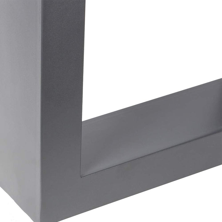 Melko 2er Set Tischbeine aus Stahl 70 x 72 cm Tischkufen Vierkantrohr Tischuntergestell Möbelbeine E