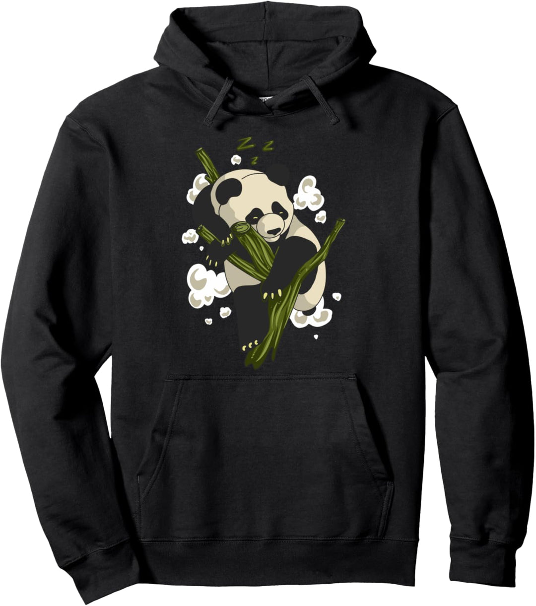 Tolles Tier-Design mit schlafendem Pandabär. Pullover Hoodie