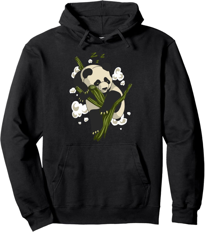 Tolles Tier-Design mit schlafendem Pandabär. Pullover Hoodie
