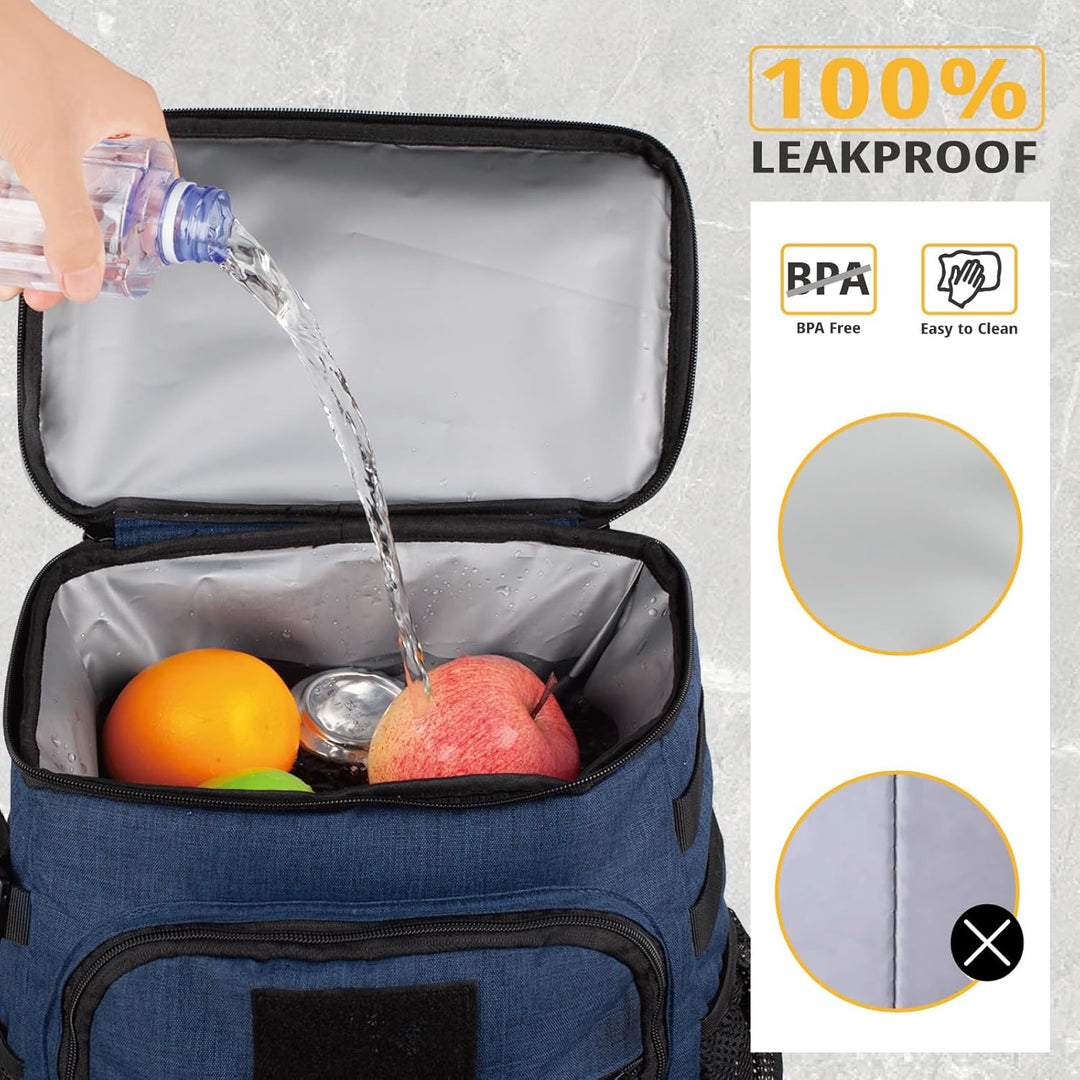 Taktischer Kühlrucksack – 25L Isolierter Rucksack, Auslaufsicher & Robust – Grosser Lunch-Rucksack,
