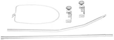Baby Delux Himmelstange Himmelhalter universell weiss für Babybett Kinderbett Beistellbett Wiege mit