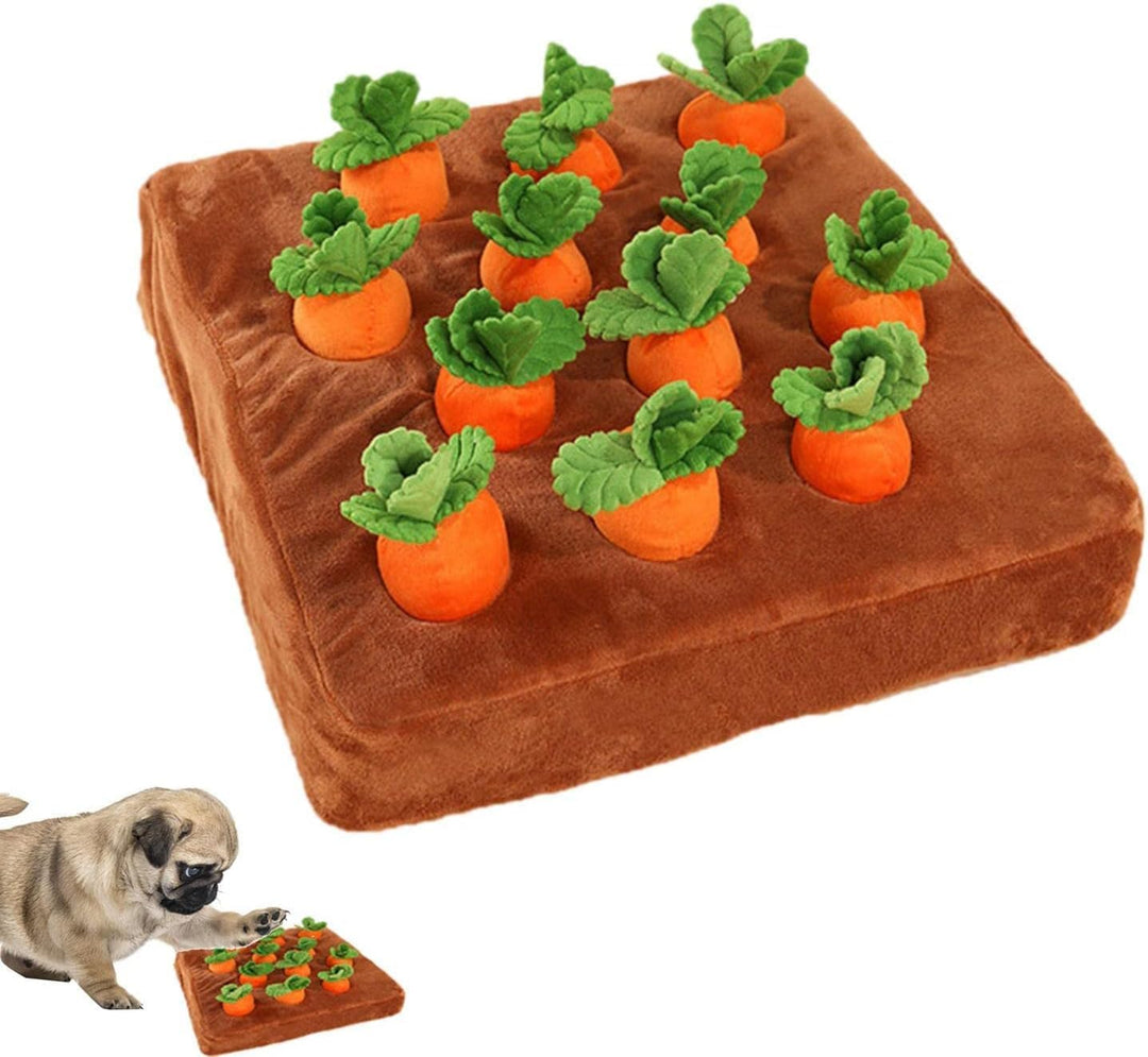 Karotten-Hunde-Puzzlespielzeug, Versteckspiel Für Karottenfarm-Hundespielzeug, Bereichernde Futterma
