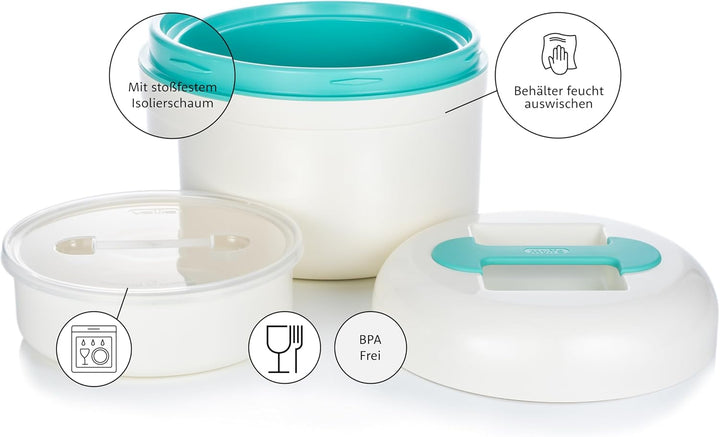 My.Yo - Joghurtbereiter ohne Strom | Farbe Mint | Inkl. 2 Beutel, Mint