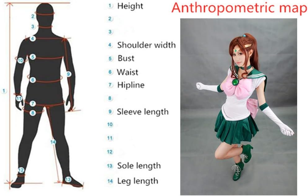 MANMICOS US Grösse Anime Kino Makoto Cosplay Kostüm Halloween Outfit Rock Anzug, M