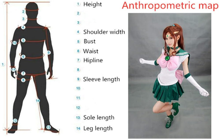 MANMICOS US Grösse Anime Kino Makoto Cosplay Kostüm Halloween Outfit Rock Anzug, M