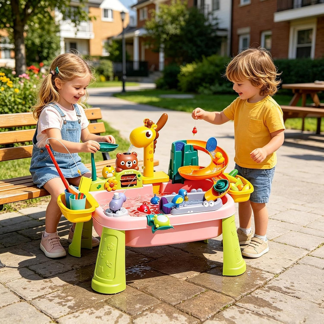 Wasserspieltisch Kinder, Wassertisch Spielzeug, Sand Wassertisch Spielzeug Für Draussen, Niedlicher