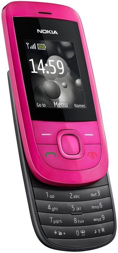 Nokia 2220 slide Handy (MP3, GPRS, Ovi Mail. Flugmodus) hot pink, hot pink