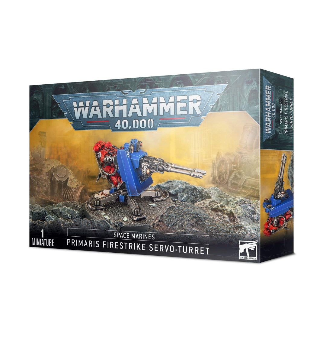 Games Workshop - Warhammer 40.000 - Space Marines Firestrike Servo-Turret, Schwarz