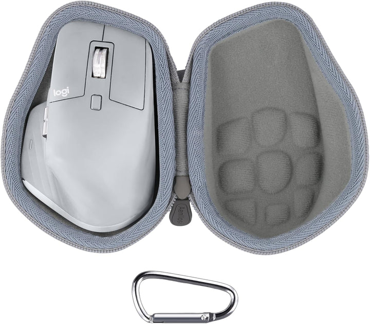 Aenllosi Hartschalen-Schutzhülle für kabellose Logitech MX Master 4/3/3S/2S-Maus, Grau (nur Hülle),