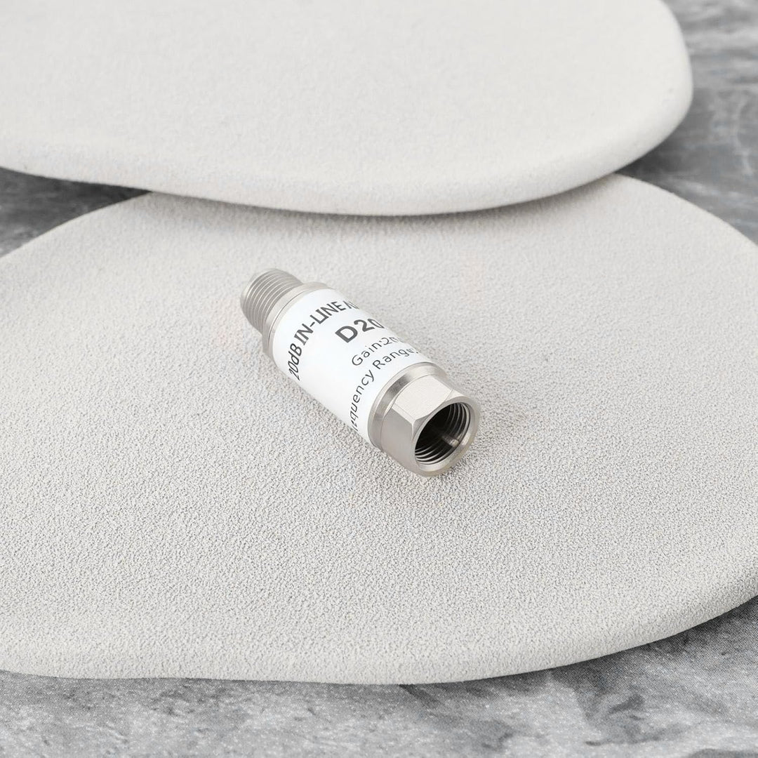 2 Stücke 20dB Inline-Verstärker 10-2400MHz Inline Sat Satellite Verstärker Singal Booster Ersatz für