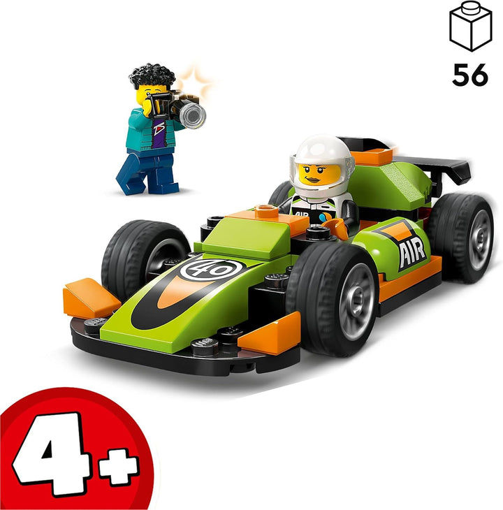 LEGO City Rennwagen, Spielzeug-Rennauto, klassischer Sportwagen, Geschenk für Kinder, Auto-Bauset fü