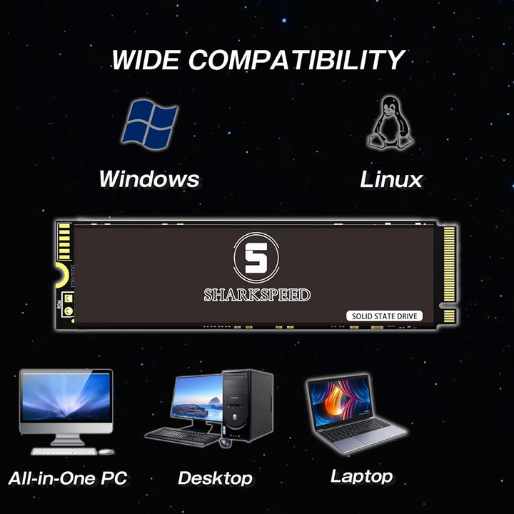 S SHARKSPEED 128GB SSD Festplatte Intern M.2 NVMe PCIe Gen3.0x4 128GB M.2 NVMe PCIe Gen3.0, 128GB M.