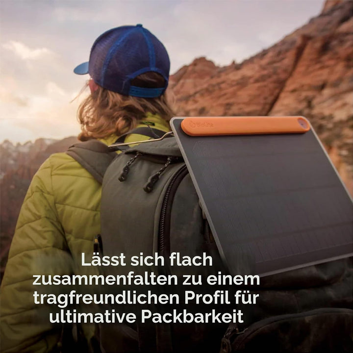 Biolite SolarPanel Ultradünnes Modul mit integriertem 3200 mAh Akku, 5 oder 10 W 5 W one size, one s