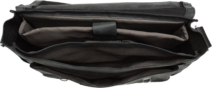 Strellson Richmond BriefBag L 4010001261 Herren Henkeltaschen 40x29x12 cm (B x H x T), Schwarz (blac