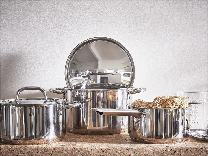 IKEA IKEA 365+ Kochgeschirr-Set, 6-teilig, Edelstahl