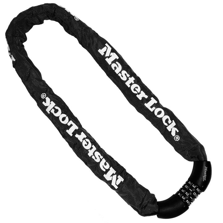 MASTER LOCK Fahrradschloss Stahlkettenglied [mit Zahlen] [90 cm Kette] 8392EURDPRO - Ideal für Fahrr