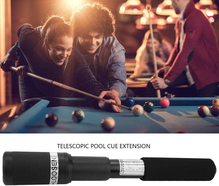 Keenso Pool Cue Extender, Neun-Ball Club Teleskop Pool Cue Extension Zubehörteile