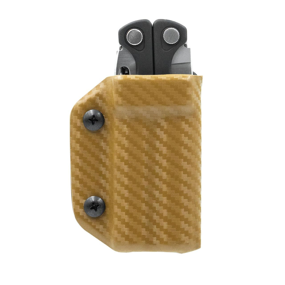 Clip &amp; Carry Schnellziehholster, kompatibel mit LEATHERMAN Charge &amp; Charge+ (braun)