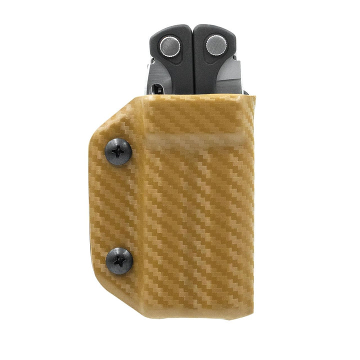 Clip &amp; Carry Schnellziehholster, kompatibel mit LEATHERMAN Charge &amp; Charge+ (braun)