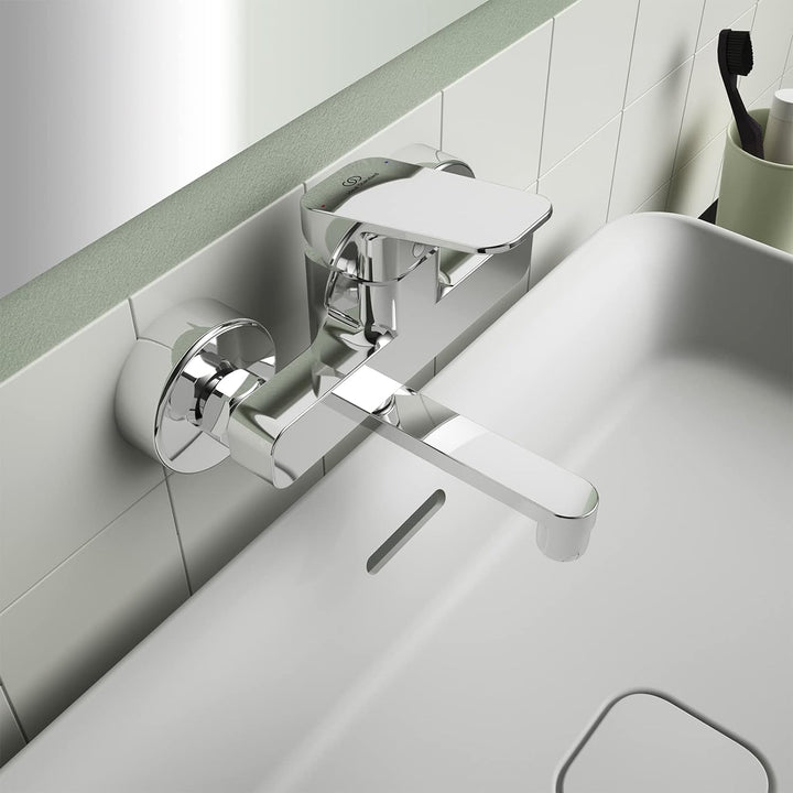 Ideal Standard BD241AA Ceraplan Wand-Waschtischarmatur Aufputz Aufputz Wandmodel, Aufputz Wandmodel