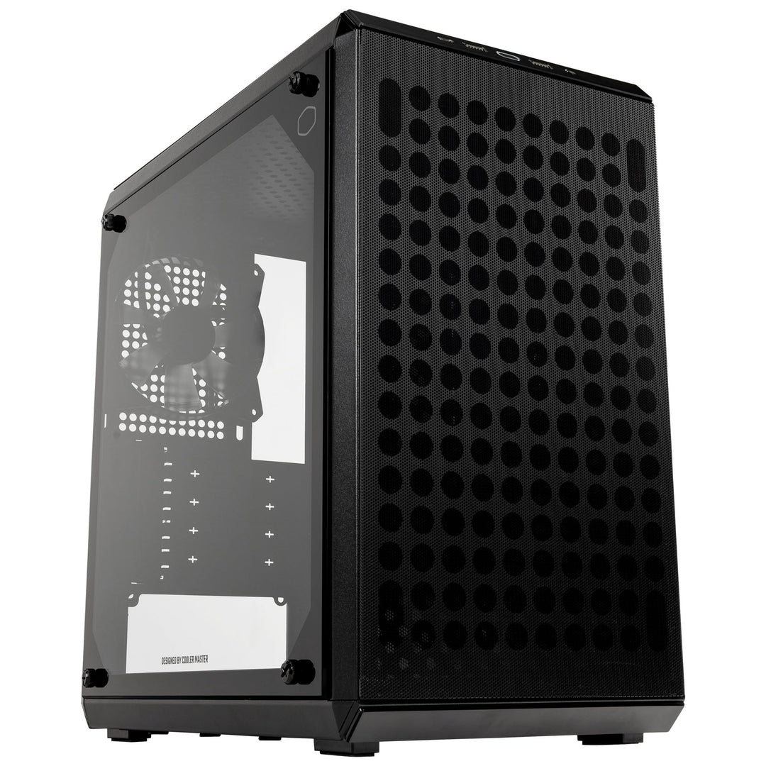 Cooler Master MasterBox Q300L V2 – mATX-Mini-Tower-Gehäuse, 1 x 120 mm vorinstallierter hinterer Lüf