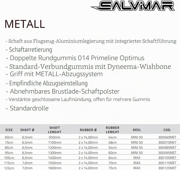SALVIMAR Unisex-Adult Metal Arbalete