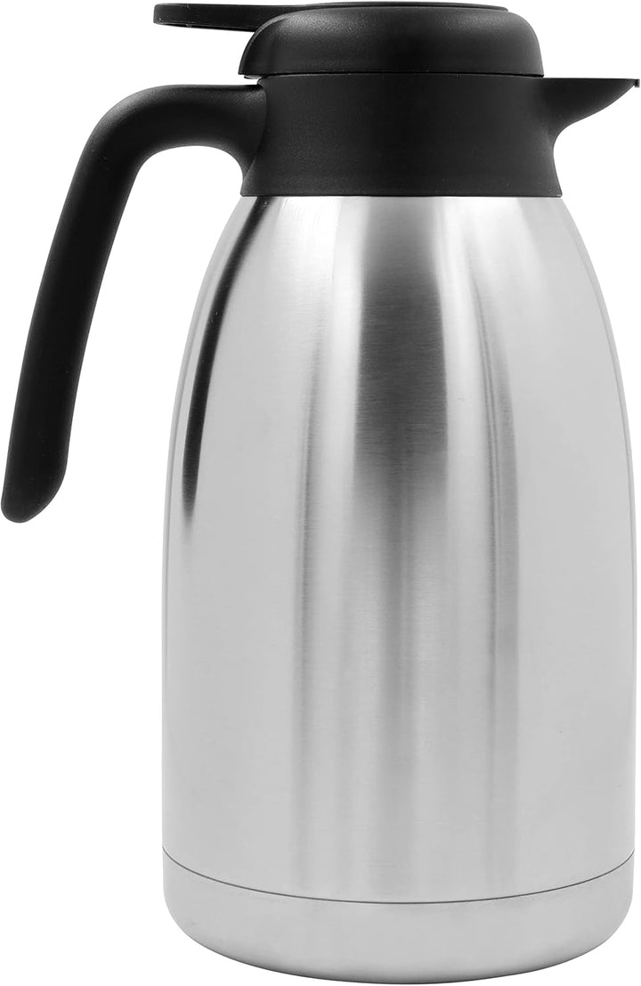 Isolierkanne 2 L – Thermoskanne aus doppelwandigem Edelstahl für bis zu 13 Tassen Kaffee oder Tee 20