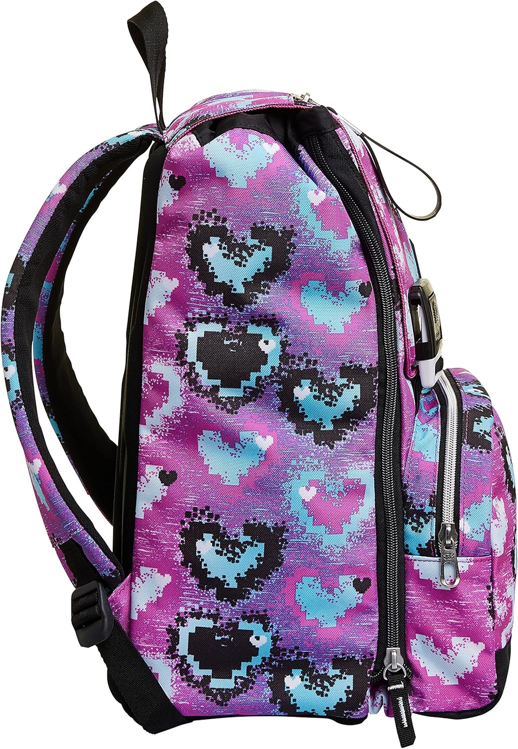 Seven Faltbarer Rucksack, Glossy Girl, Rosa, Doppelfach, Schule & Reisen Einheitsgrösse Rosa, Einhei