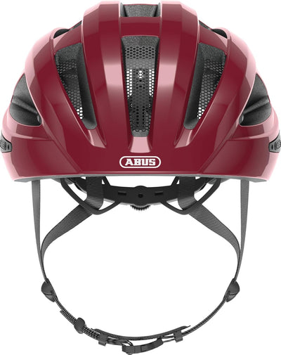 ABUS Rennradhelm Macator - sportiver Fahrradhelm für Einsteiger - auch für Zopfträger/-innen - für D