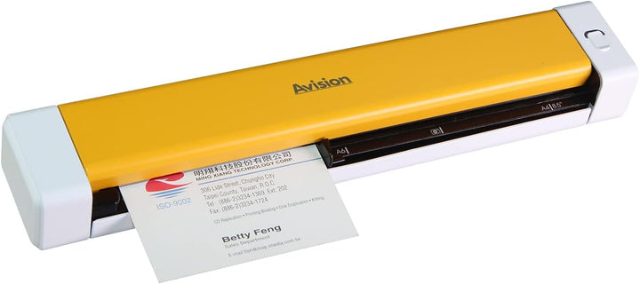Avision Meta 10 Mobiler Dokumentenscanner | DIN A4 | Ideal für Papier, Plastikausweise, Fotos | USB