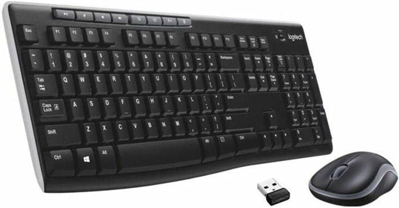 Logitech MK270 Kabelloses Set mit Tastatur und Maus für Windows, Französisches AZERTY-Layout - Schwa