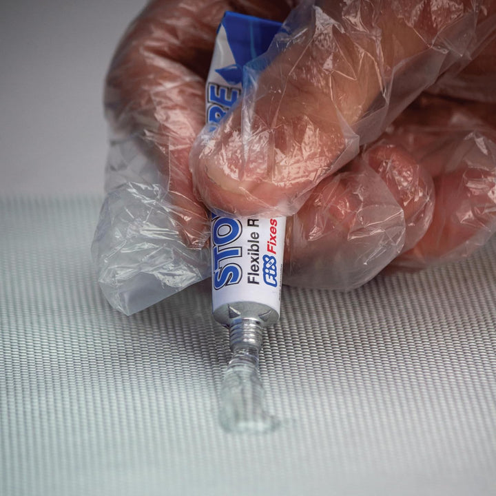 Stormsure Flexible Repair Adhesive Pack: 10 x 5 g transparente Tuben zur Reparatur von Outdoor-Gerät