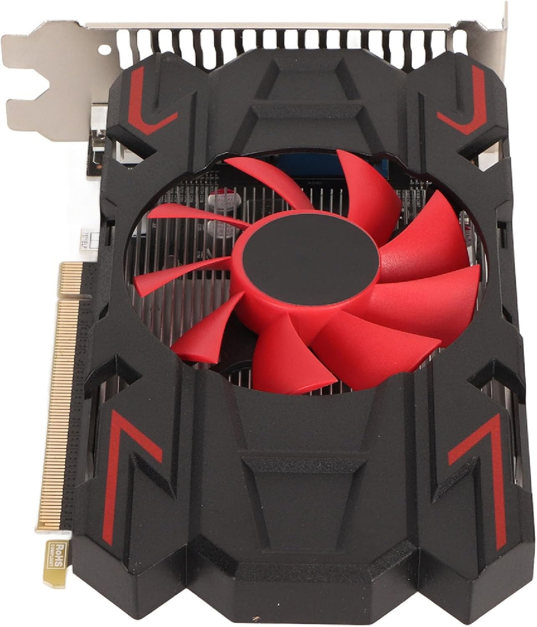 Cuifati Radeon HD 7670 Grafikkarte, 4 GB GDDR5 Grafikkarte 128 Bit 1800 MHz GPU 2K Grafikkarte PCI E