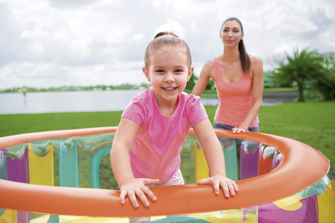 Bestway Up, In & Over Trampolin „BounceJam“ 180 x 86 cm, 52262, Multicolor, 180 cm x 86 cm