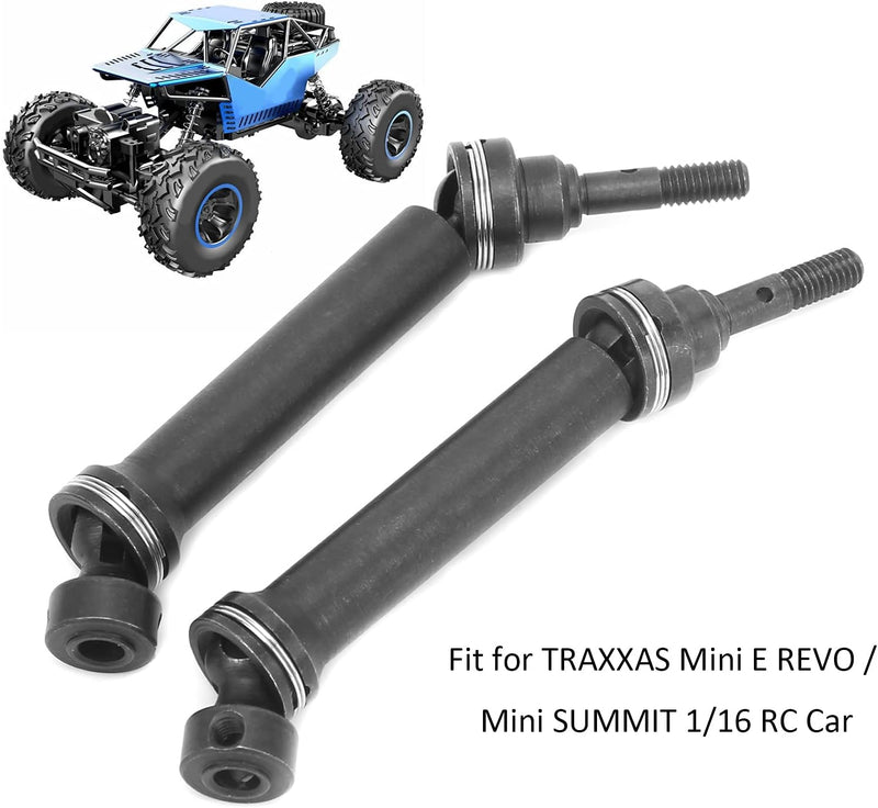 RC Spline-Antriebswelle, 2-TLG. Hintere Stahl-Spline-Antriebswelle Kompatibel mit TRAXXAS Mini E REV