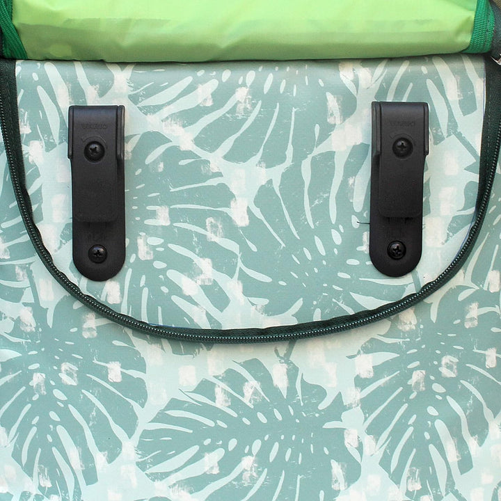 IKURI Fahrradtasche für Gepäckträger Satteltasche Einzeltasche Packtasche, abnehmbar, mit Tragegurt