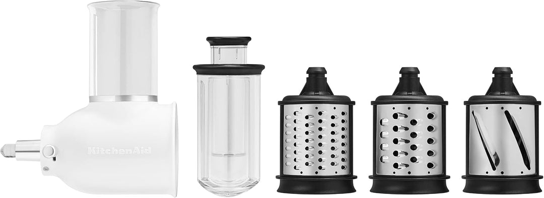 KitchenAid Fresh Prep Slicer/Shredder Aufsatz, Weiss Weiss/Opulenter Garten, Weiss/Opulenter Garten