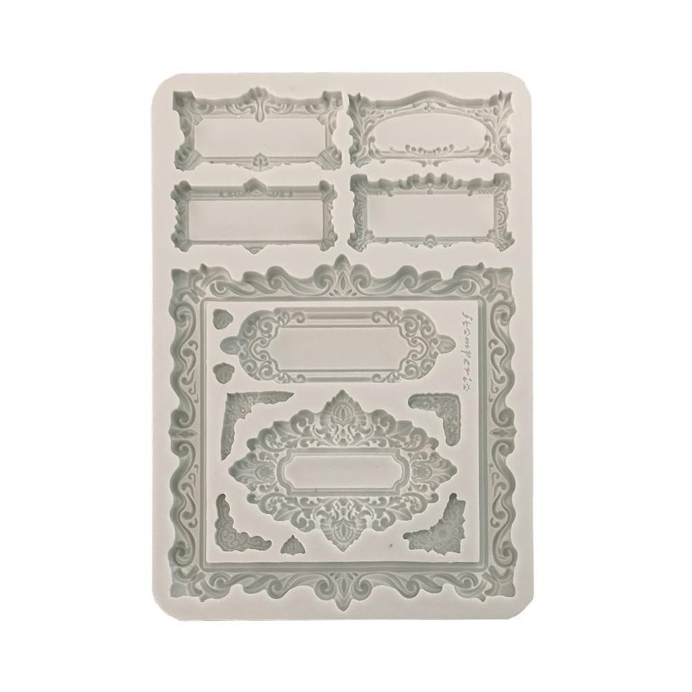 Stamperia - Silicon Mould A5 for Scrapbooking, Bullet Journals and More, Non-Stick Surface, Suitable