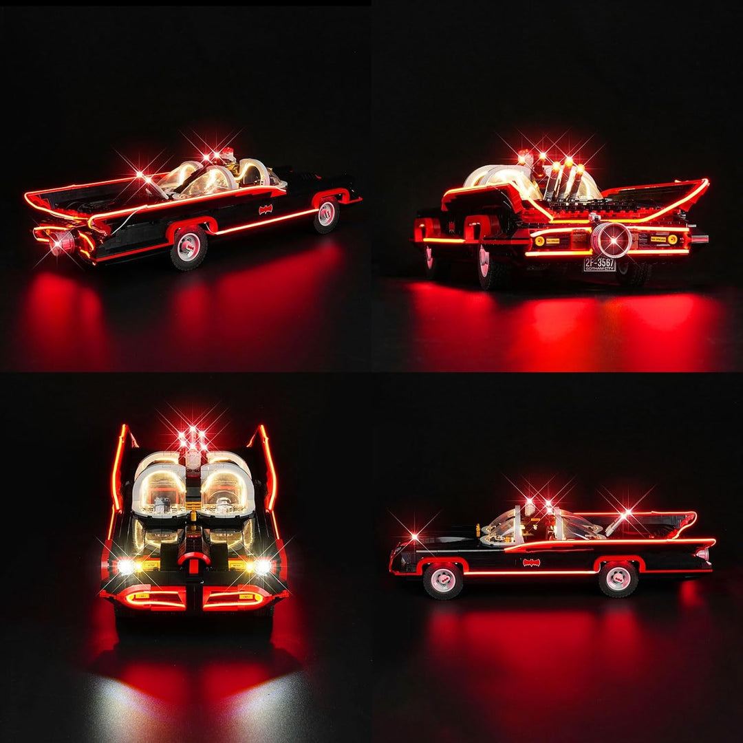 LED Light Kit Compatible with Lego Batman: The Classic TV Series Batmobile, LED Lighting Set Compati