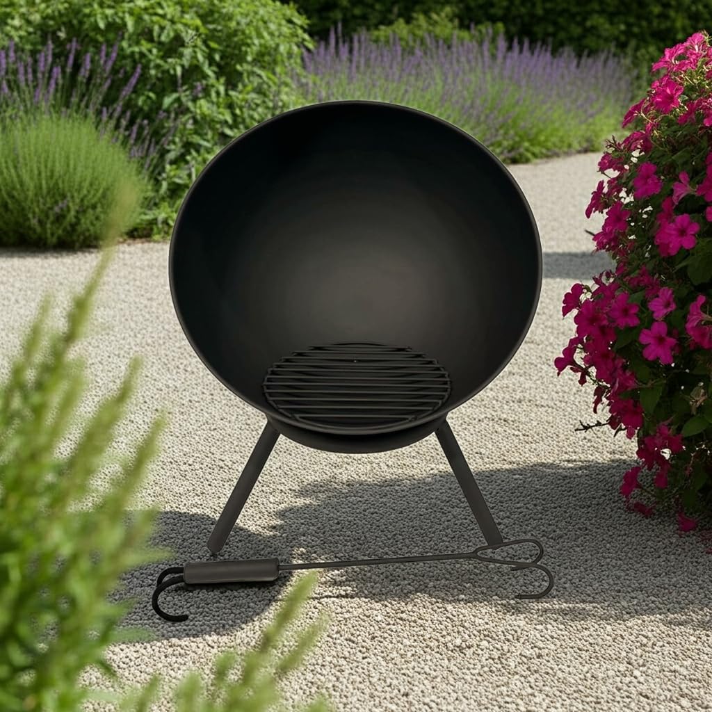 Jet-Line® | Feuerschale NAVARO | Outdoor | Feuerstelle Garten | Terrasse | 60 cm geneigt oder Horizo