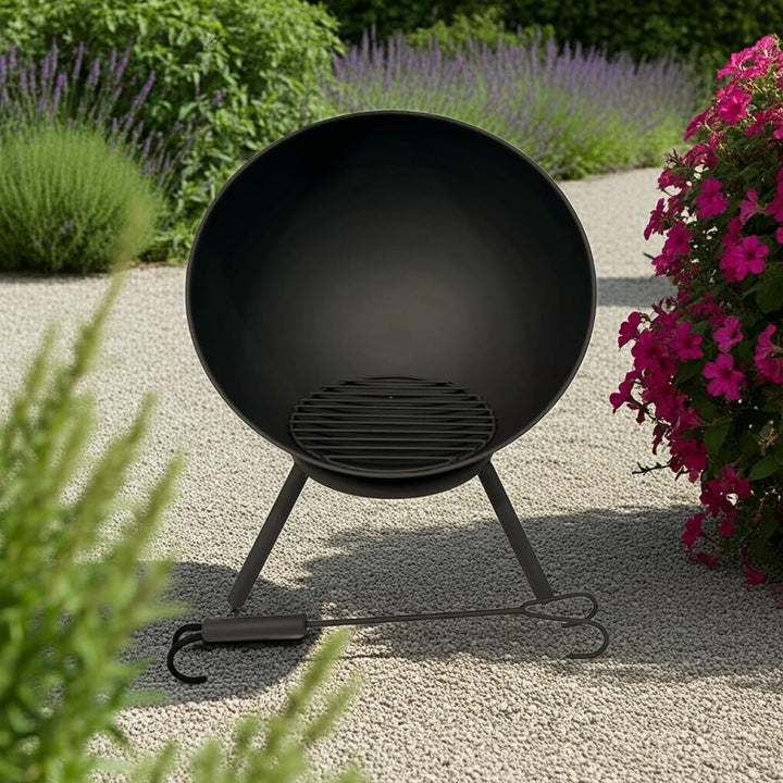 Jet-Line® | Feuerschale NAVARO | Outdoor | Feuerstelle Garten | Terrasse | 60 cm geneigt oder Horizo
