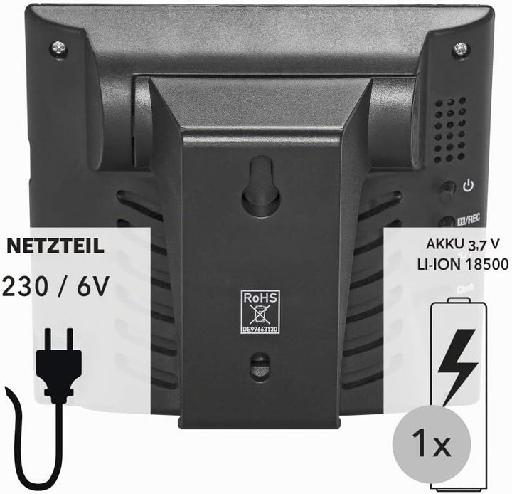 TROTEC CO2 Messgerät BZ30 – Luftqualitätsmonitor, Luftfeuchtigkeit, Temperatur – Messbereich 0 bis 9