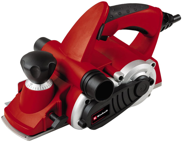 Einhell Elektrohobel TE-PL 900 (900 W, bis 3 mm Spantiefe, grosse Messerwelle, Fussplatte mit 3 V-Nu